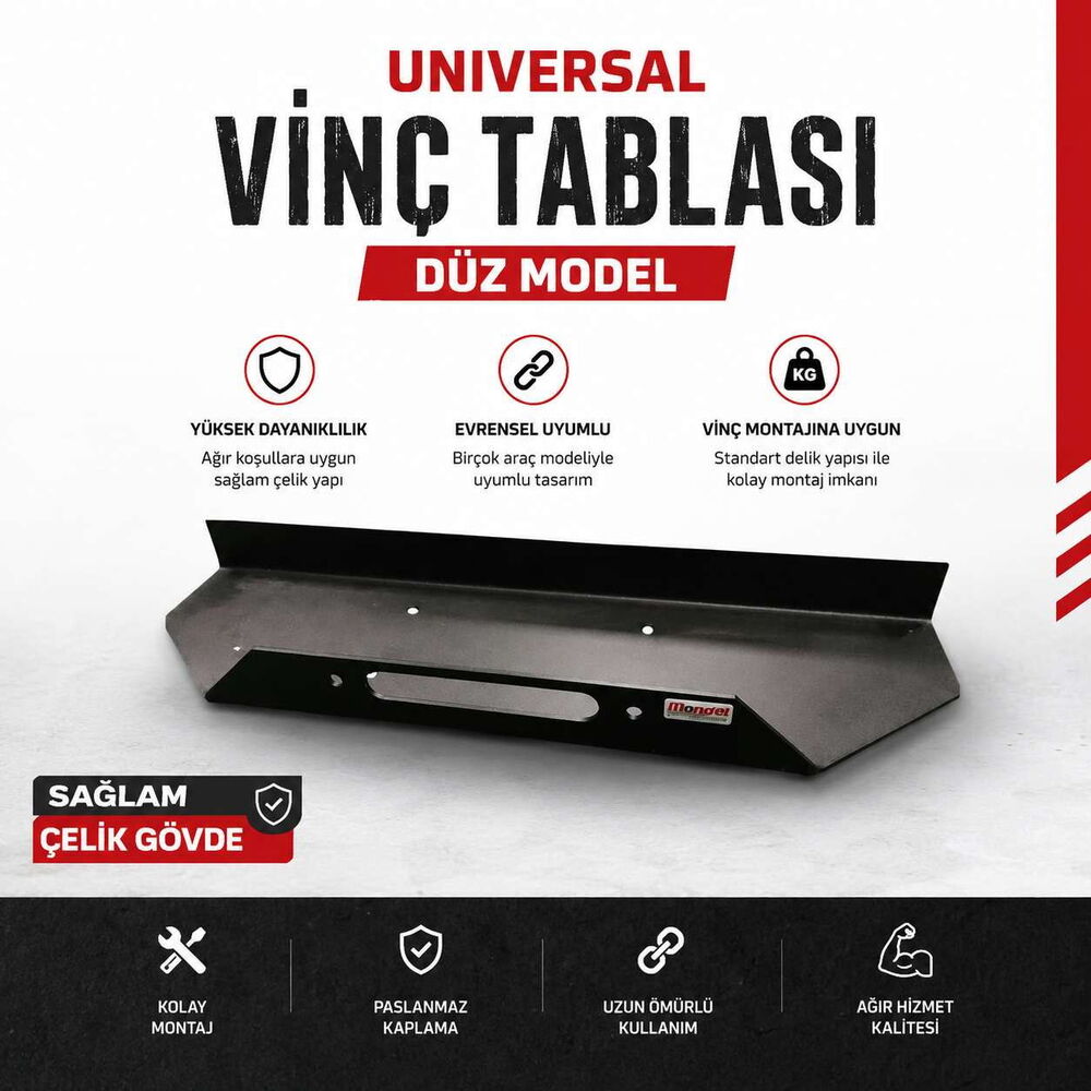 Universal Vinç Tablası Düz Model