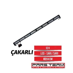 12-36V 82Cm Sarı Sarı Araç Üstü Çakar