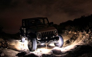  Off Road Araç Altı Led 4Lü Set TURUNCU