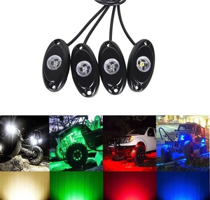  Off Road Araç Altı Led 4Lü Set TURUNCU