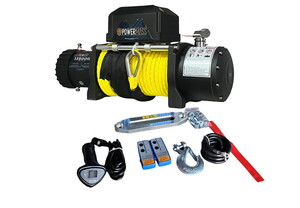 POWERMASS 13500 Sentetik Halatlı Vinç (Sarı)