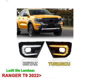 FORD RANGER T9 2022+ LEDLI SIS TURUNCU BEYAZ