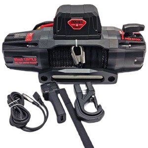 POWER 13500 PRO Sentetik Halatlı Vinç Siyah Halat