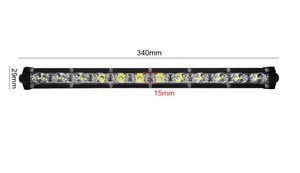 72W 24 LED Tek Sıra Led Bar Slim Model