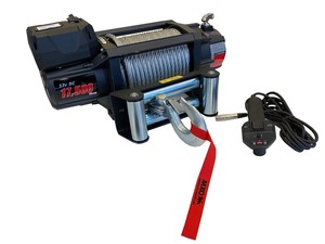 MXO 17500 LB Çelik Halatlı Vinç 12V