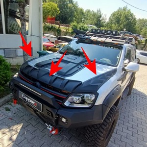  Volkswagen Amarok Dragon Pack Kaput Koruma 3 Parça