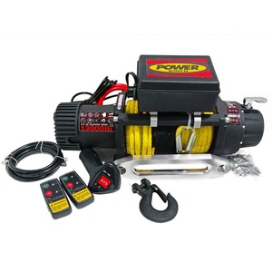 Power 13000 LB Sentetik Sarı Halatlı Vinç