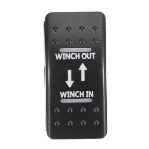  Vinç Düğme İLERİ - GERİ Rocker Switch IŞIKLI