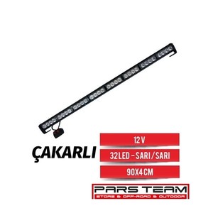 12-36V 93Cm Sarı Sarı Araç Üstü Çakar