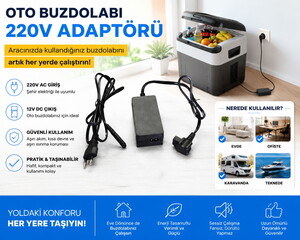  OTO BUZDOLABI ADAPTÖRÜ 220 VOLT