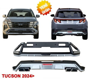Hyundai Tucson Ön Arka Tampon Koruması Difüzör 2024+