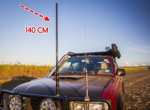  Off Road Telsiz Anteni 140 CM UHF VHF