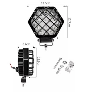  48w Delici Izgaralı Led Projektör - KIRMIZI