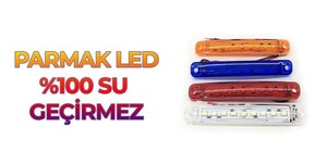  PARMAK LED MAVİ