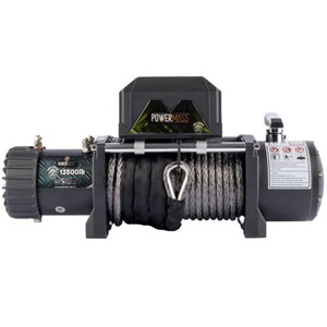  POWERMASS 13500 Sentetik Halatlı Vinç (Siyah)
