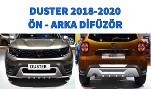 Dacia Duster 2018-2020 Ön - Arka Difüzör Set