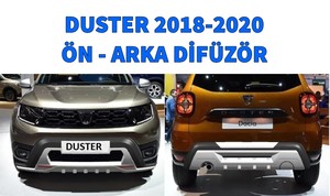  Dacia Duster 2018-2023 Ön - Arka Difüzör Set