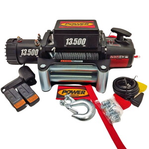 Power 13500 LB  Extreme Çelik Halatlı Vinç 12v