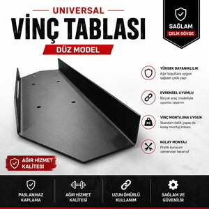  Universal Vinç Tablası Düz Model