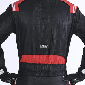  GT2i Race 3 FIA 8856-2018 Yarış Tulumu Siyah/Kırmızı