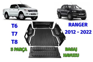  Ranger 2012-2022 T6 T7 T8 BAGAJ HAVUZU 5 PARÇA