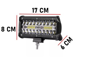  120w 17cm Led Bar Delici Yayıcı Combo